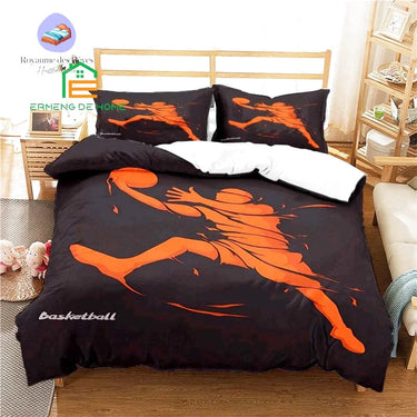 Housse de Couette Basket Ball Saut Panier